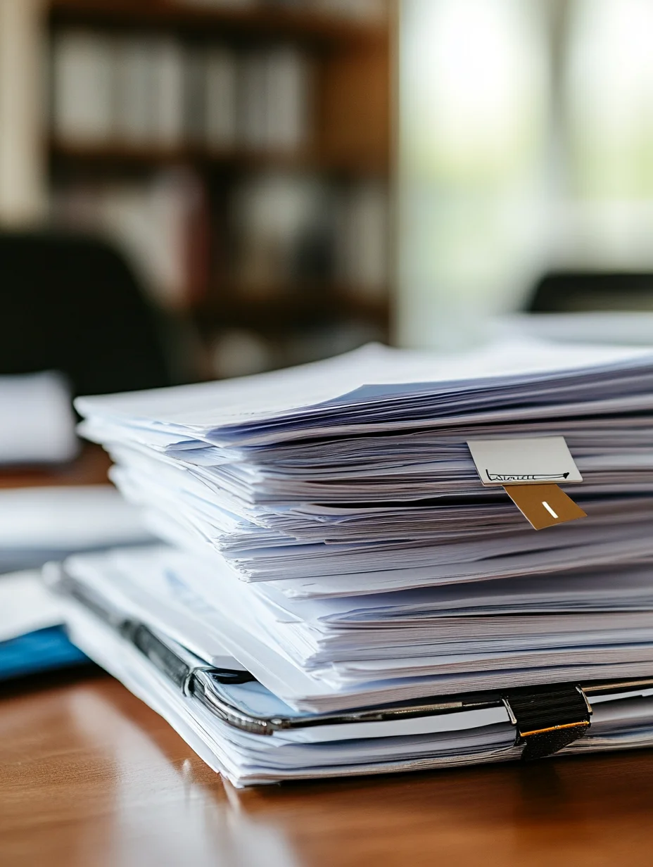 Organized financial documents ready for review
