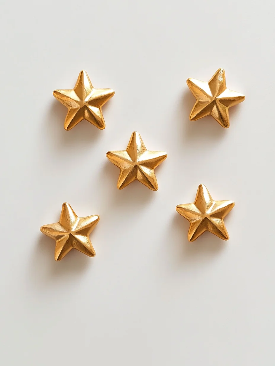 Five golden stars representing customer ratings